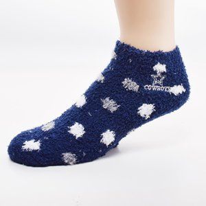 Womens Dallas Cowboys Plush Ankle Socks Size 6/11 New with tags